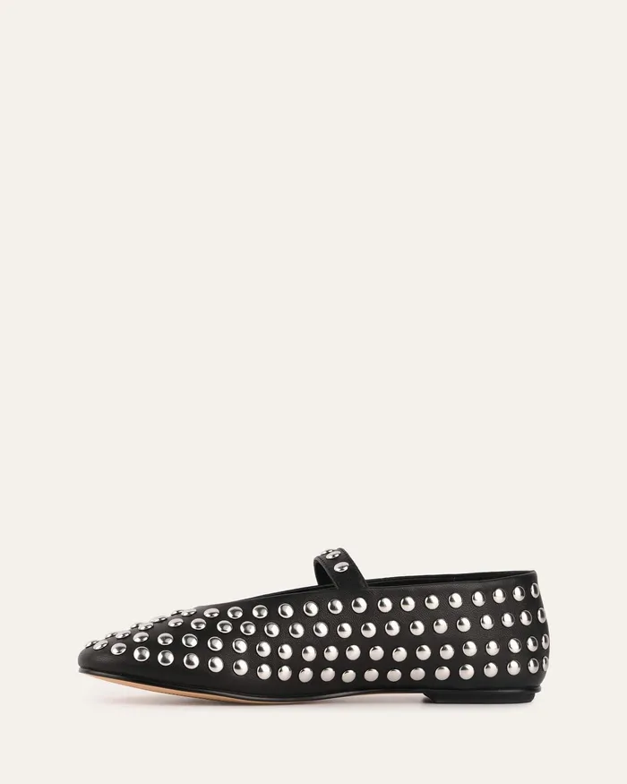 Women Gigi casual flats black leather CASUAL jomercer