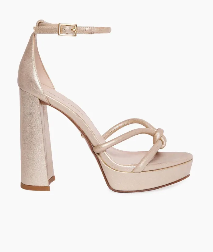 Women Gilian Platform 8211 Gold Pelle Moda Platforms