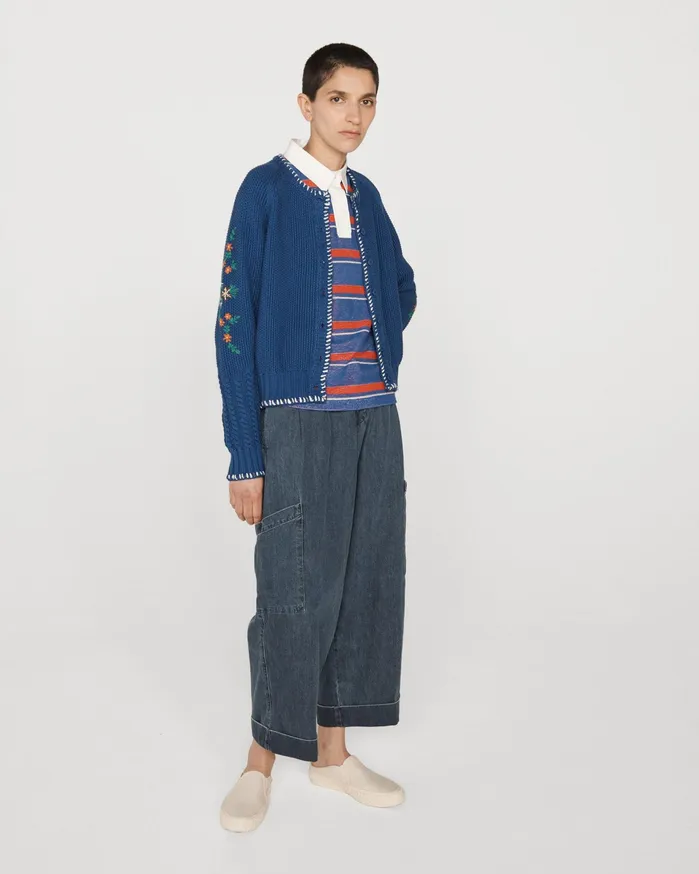 Women Grease Trouser Indigo YMC Denim