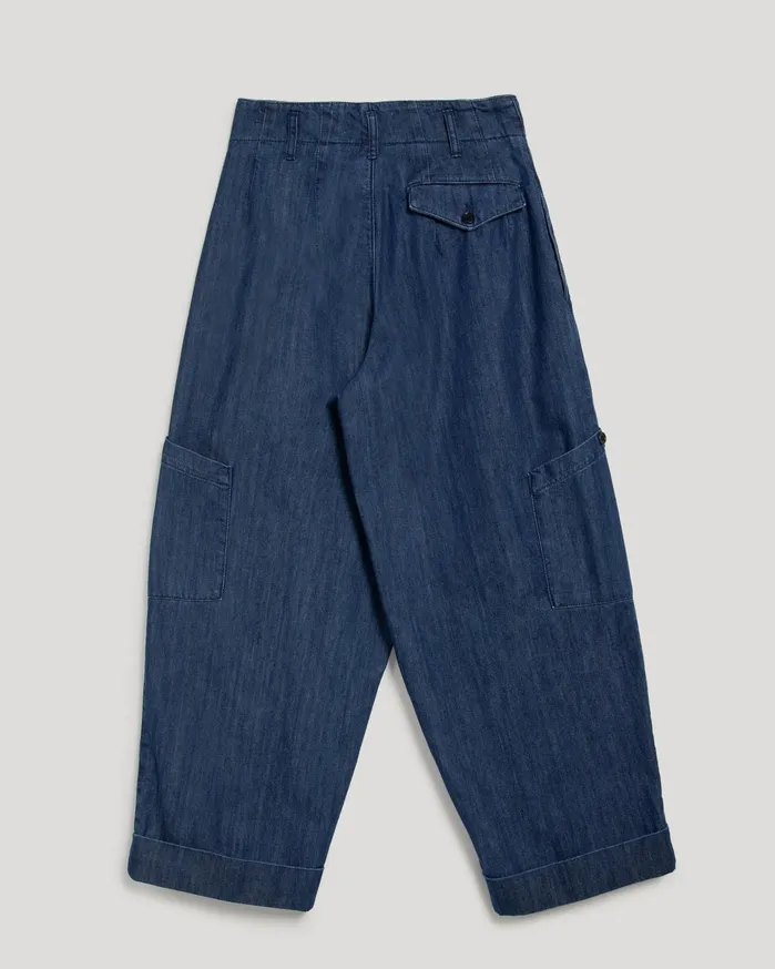 Women Grease Trouser Indigo YMC Denim