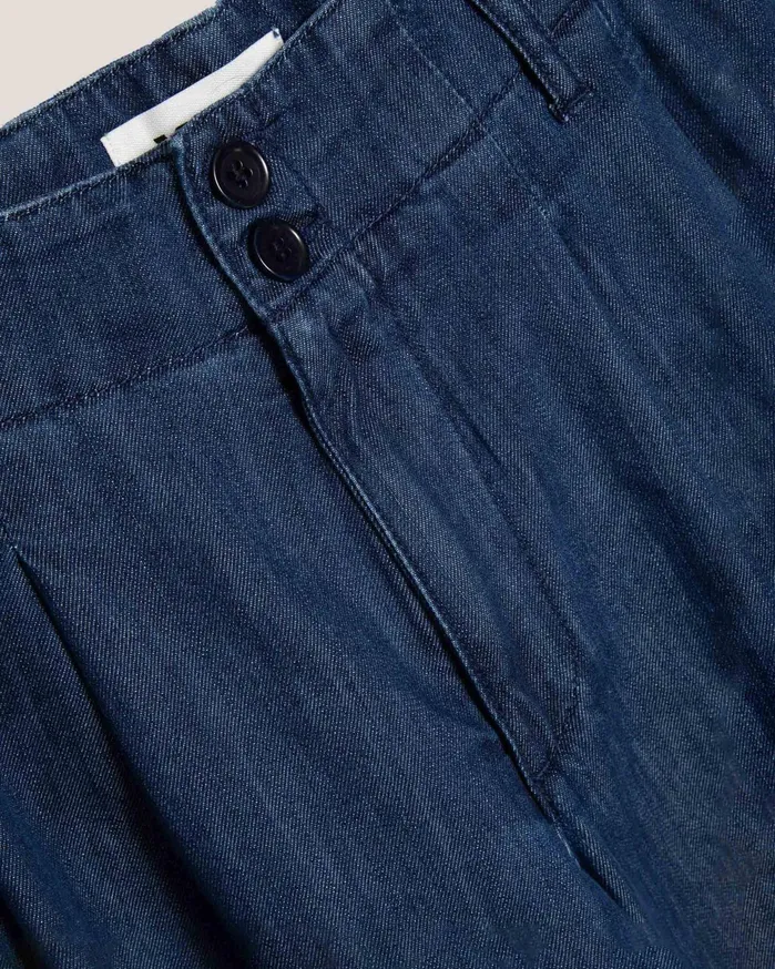 Women Grease Trouser Indigo YMC Denim