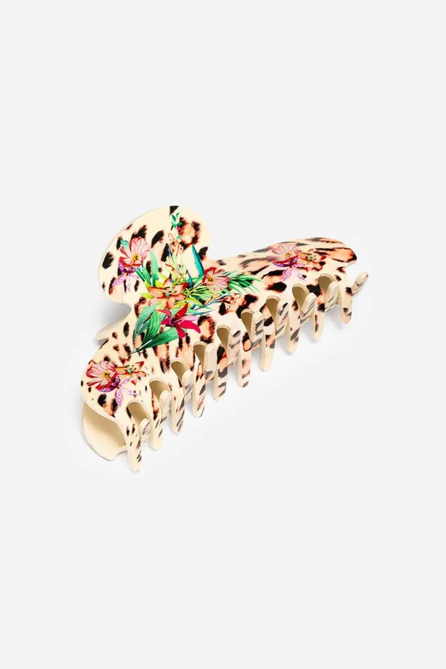Women Hair Accessories Johnny Was MILLER TIGERLILLY HAIRCLIP Miller Tigre Scarf Print