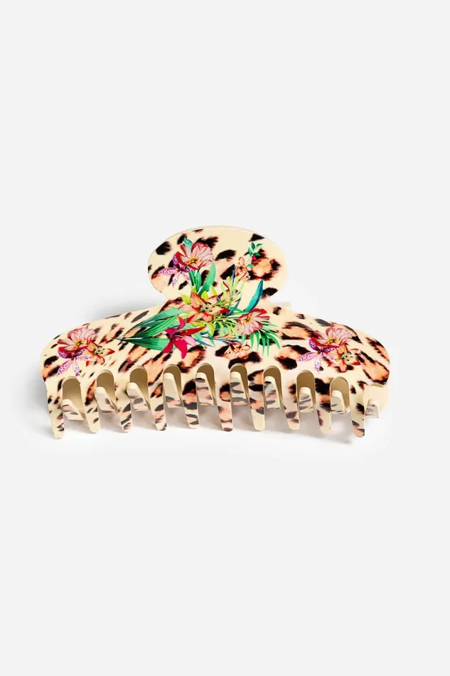 Women Hair Accessories Johnny Was MILLER TIGERLILLY HAIRCLIP Miller Tigre Scarf Print Women Hair Accessories Johnny Was MILLER TIGERLILLY HAIRCLIP Miller Tigre Scarf Print