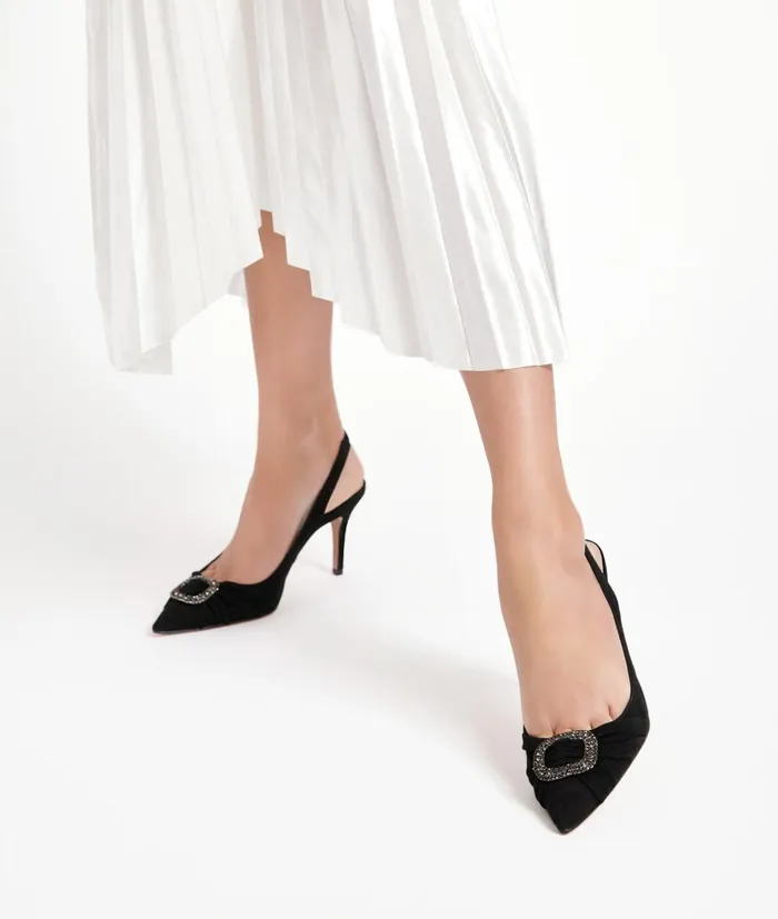 Women Harli Mid Heel 8211 Black Pelle Moda High Heels