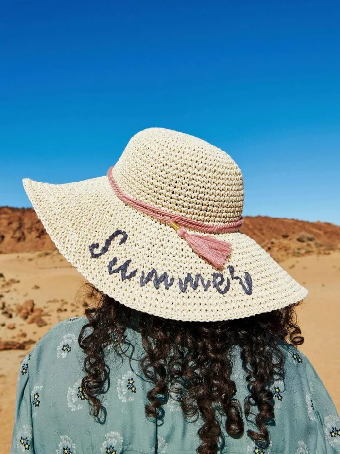 Women HATS White Stuff Summer Sun Hat Natural Multi