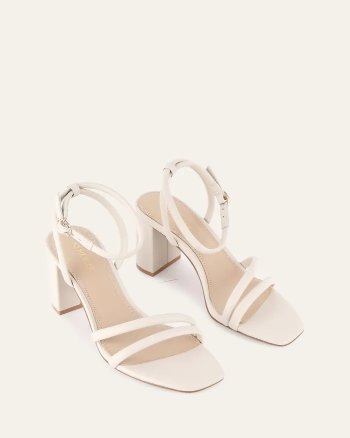 Women HIGH HEELS jomercer Nino high heel sandals off white leather Women HIGH HEELS jomercer Nino high heel sandals off white leather