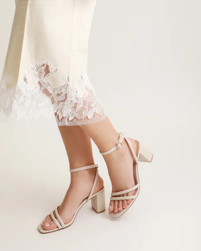 Women HIGH HEELS jomercer Nino high heel sandals off white leather Women HIGH HEELS jomercer Nino high heel sandals off white leather