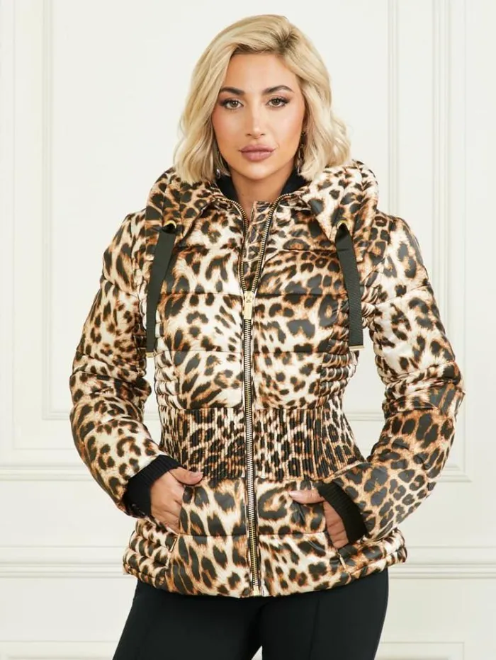 Women Jackets Marciano Annie Printed Puffer Jacket Spellbound Redux