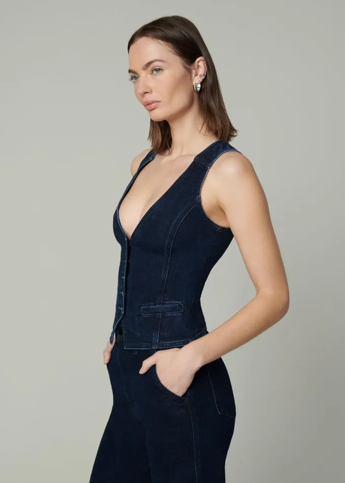 Women Jackets Outerwear Joe039s Jeans THE DENIM WAIST COAT Dont Worry