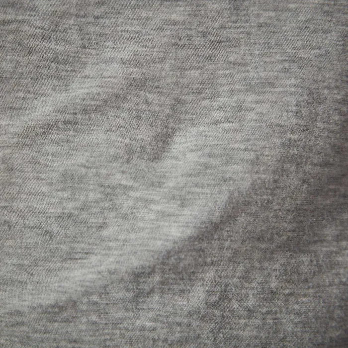 WOMEN James Perse CLASSICS Sheer Slub Long Sleeve Crew Tee Heather Grey