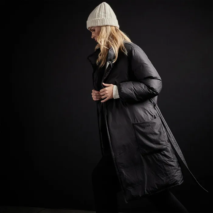 WOMEN James Perse JACKETSOUTERWEAR YOSEMITE Down Duvet Coat Black