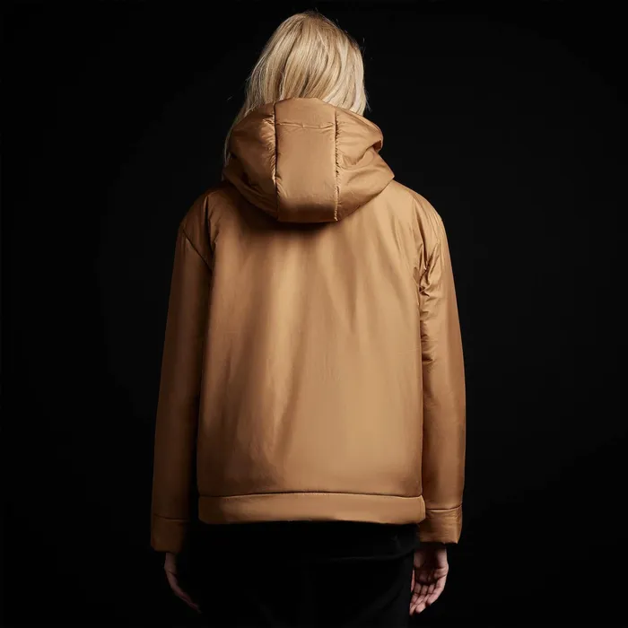 WOMEN James Perse JACKETSOUTERWEAR YOSEMITE Hooded Puffer Copper