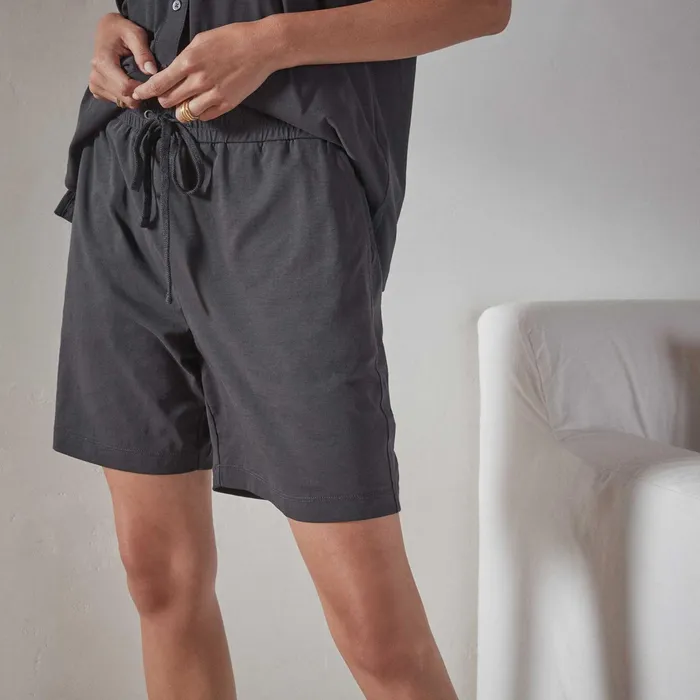 WOMEN James Perse LOUNGE Clean Finish Jersey Walking Short Magma