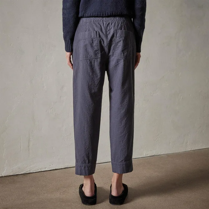 WOMEN James Perse PANTSDENIM Seersucker Pant Blue Oil