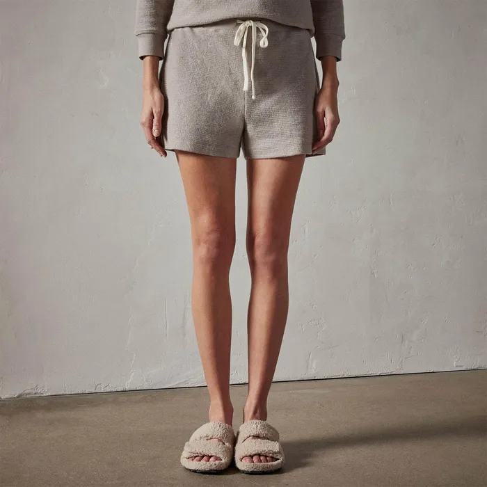 WOMEN James Perse SWEAT TOPSBOTTOMS Alpine Thermal Short Dapple