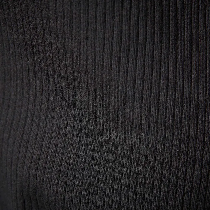 WOMEN James Perse TANKS Clean Cut Away Ribbed Tank True Black