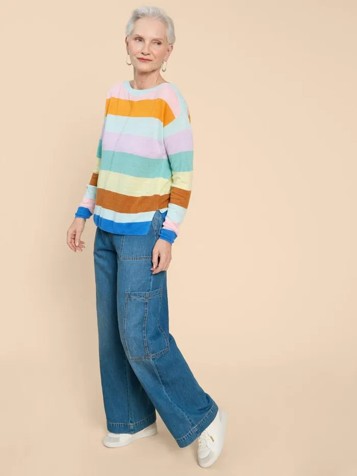 Women JEANS White Stuff Demi Cargo Jean Light Denim Women JEANS White Stuff Demi Cargo Jean Light Denim
