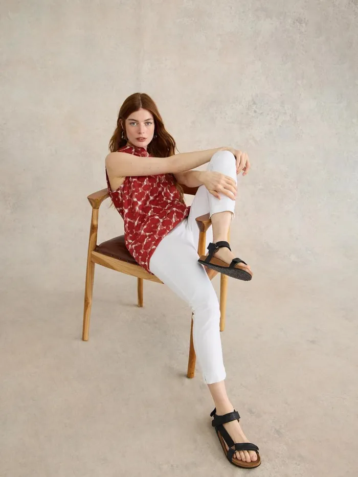 Women JEANS White Stuff Janey Cotton Cropped Jegging Natural White Women JEANS White Stuff Janey Cotton Cropped Jegging Natural White