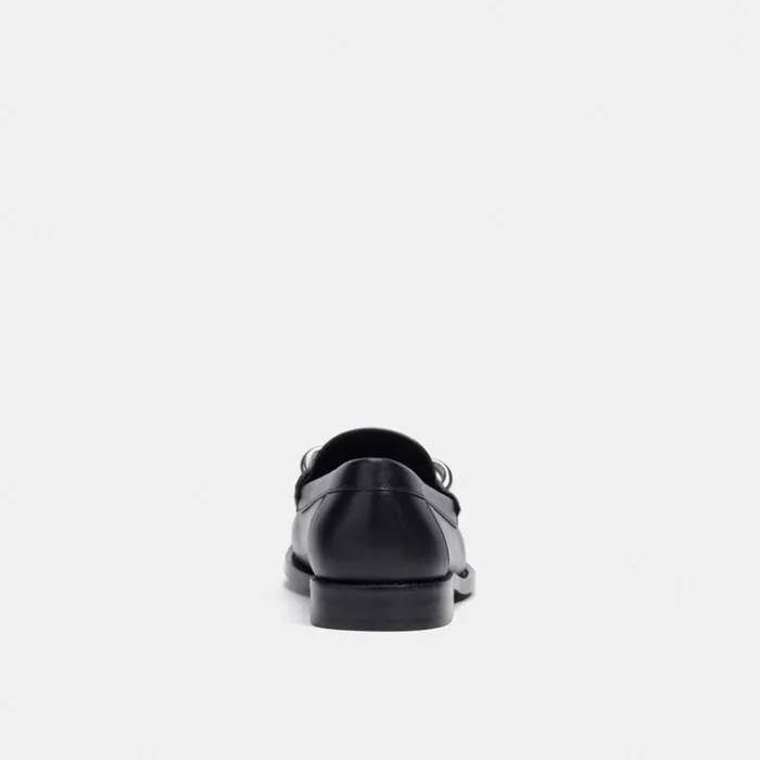 Women Jess Loafer Blacksilver Coach Flats and Loafers