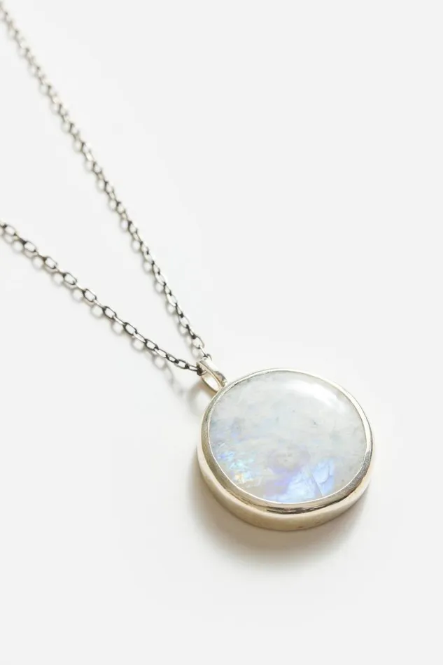 Women Jewelry Johnny Was JOSEPH BROOKS MOONSTONE PENDANT White