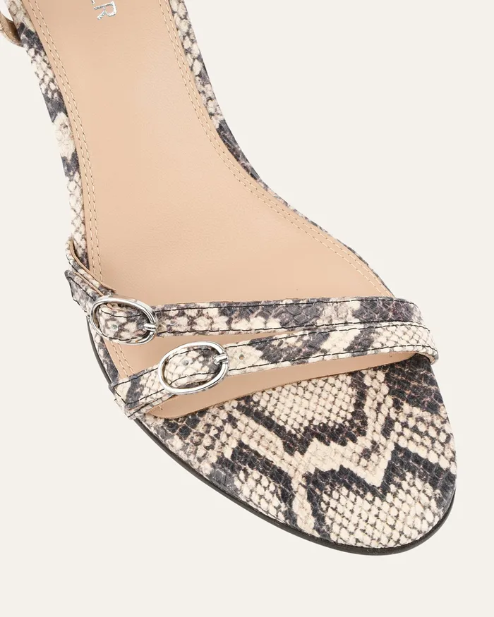 Women jomercer Romy high heel sandals natural snake print leather HIGH SANDALS Women jomercer Romy high heel sandals natural snake print leather HIGH SANDALS