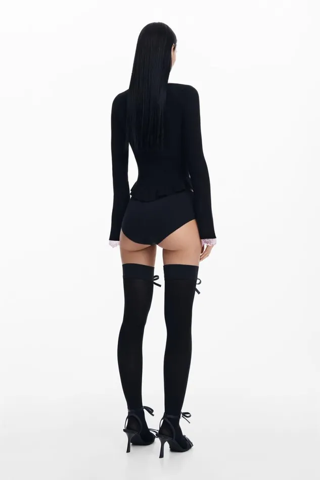 Women Jumpers Desigual Royal Sweater By Mara Escot