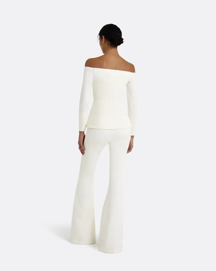 Women Kamile Ivory Jacket Ivory Bridal Safiyaa
