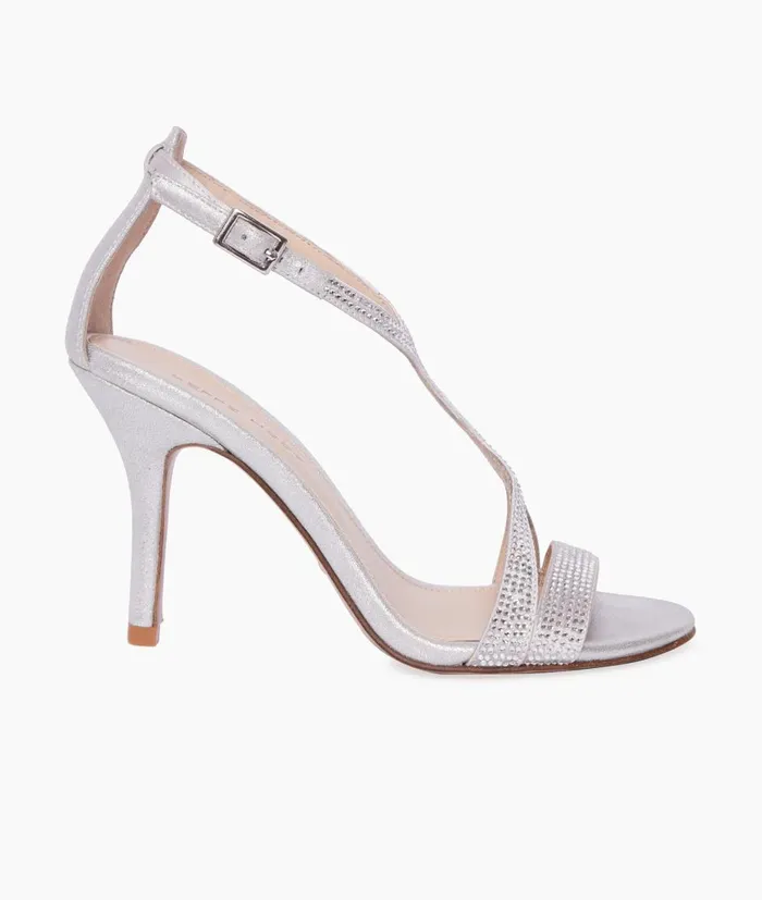 Women Karisa High Heel 8211 Silver Pelle Moda High Heels