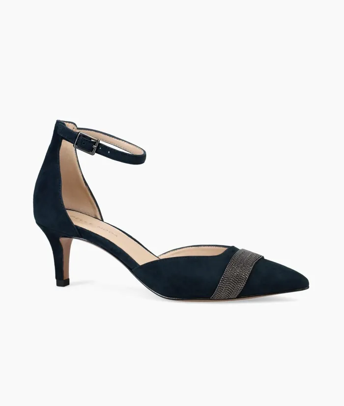 Women Kelda Low Heel 8211 Midnight Pelle Moda Low Heels Women Kelda Low Heel 8211 Midnight Pelle Moda Low Heels