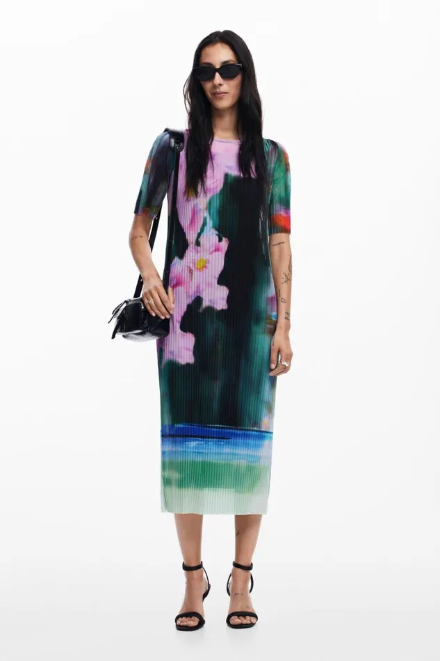 WomenKids Dresses And Jumpsuits Desigual Floral Midi Dress