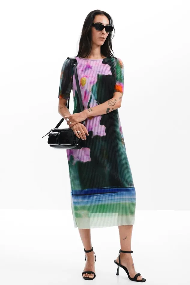 WomenKids Dresses And Jumpsuits Desigual Floral Midi Dress