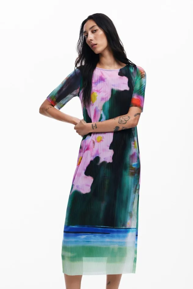 WomenKids Dresses And Jumpsuits Desigual Floral Midi Dress