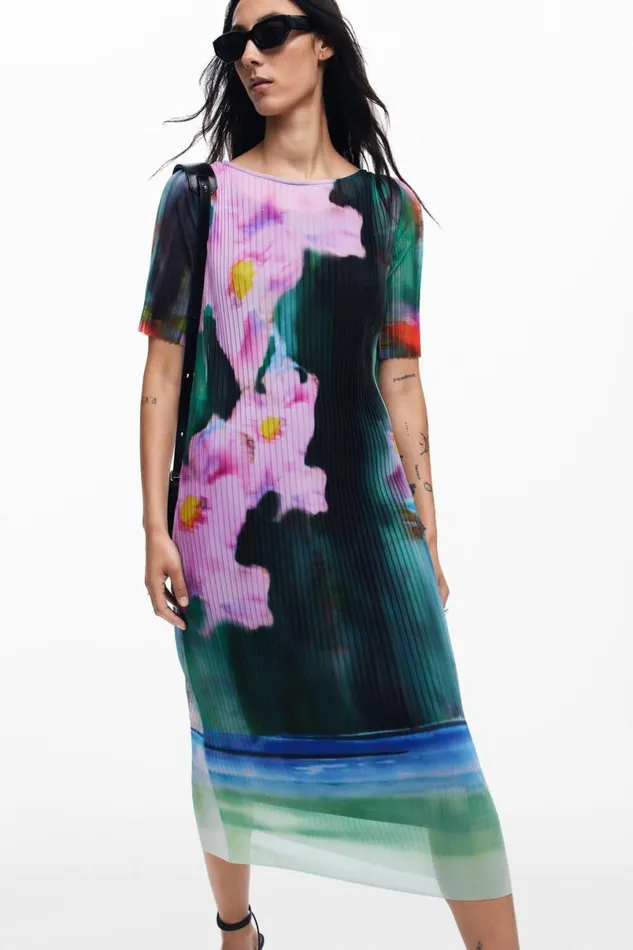 WomenKids Dresses And Jumpsuits Desigual Floral Midi Dress