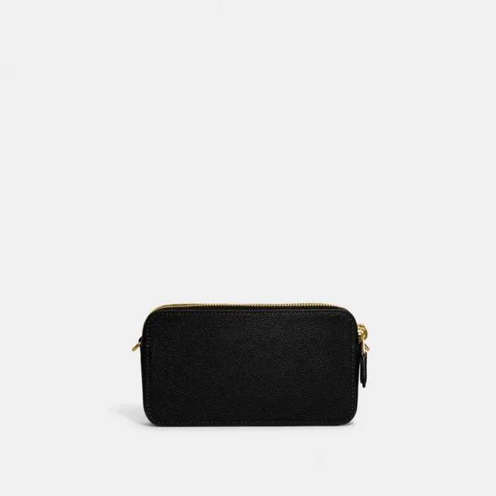 Women Kira Crossbody Brassblack Coach Crossbody Wallets