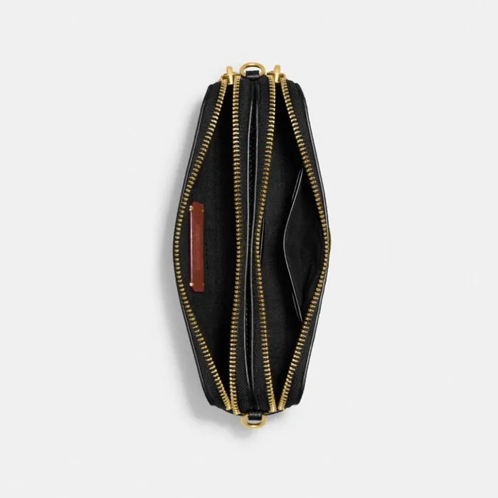 Women Kira Crossbody Brassblack Coach Crossbody Wallets