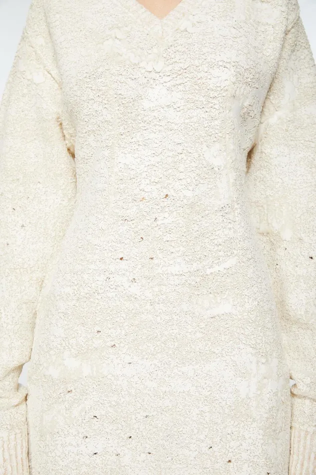 Women Knit Dress Off White Acne Studios Dresses
