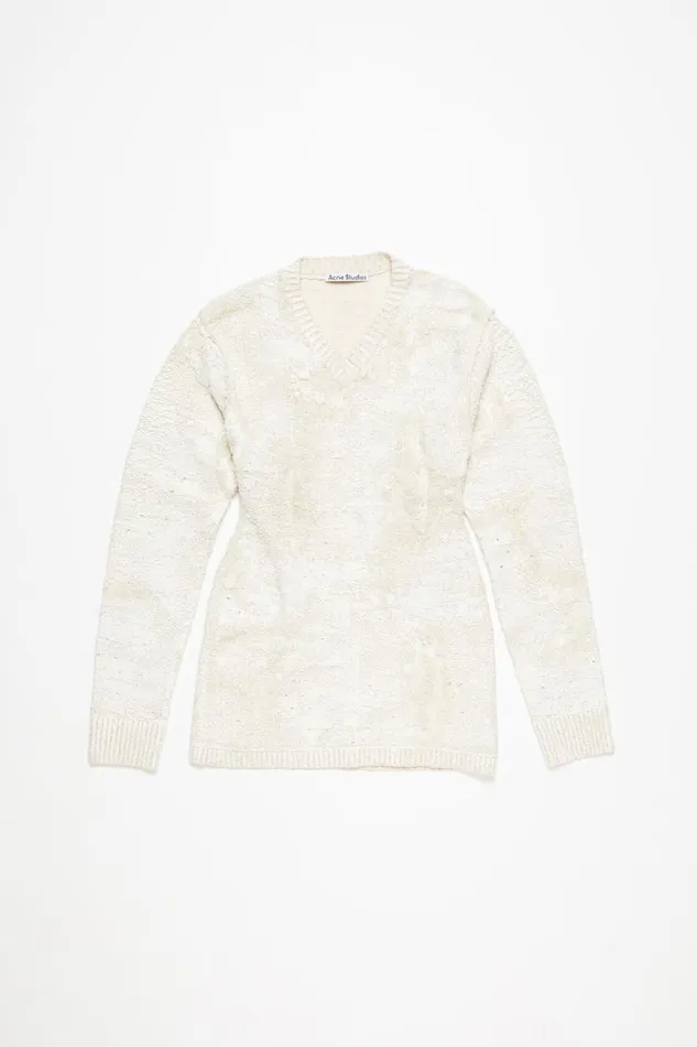 Women Knit Dress Off White Acne Studios Dresses