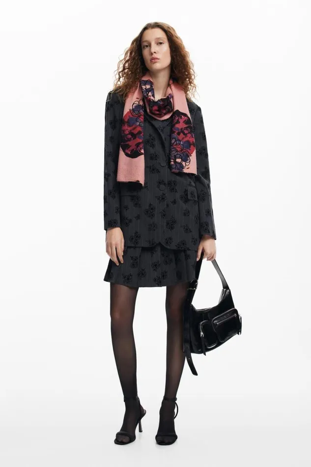 Women Knitwear Desigual Long Scarf M Christian Lacroix