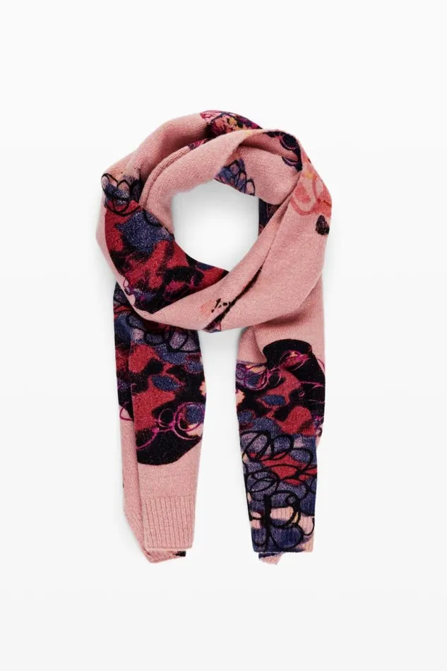 Women Knitwear Desigual Long Scarf M Christian Lacroix