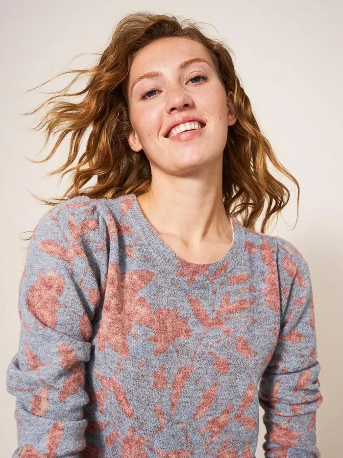Women KNITWEAR White Stuff JULIE JUMPER Red Multi