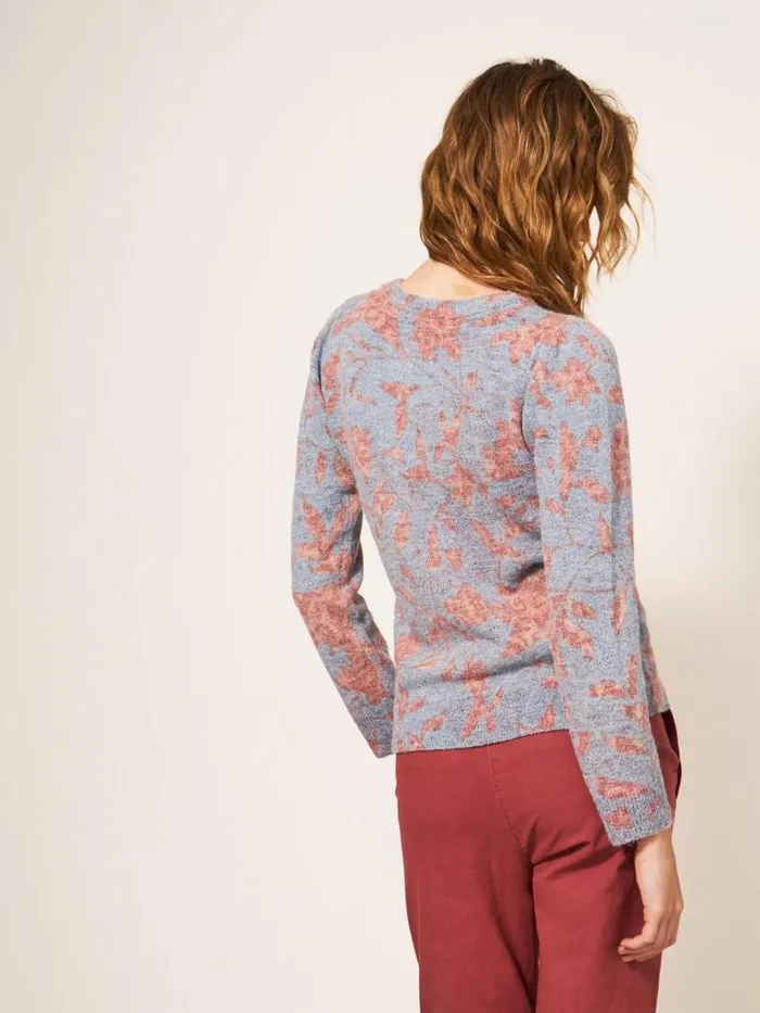 Women KNITWEAR White Stuff JULIE JUMPER Red Multi