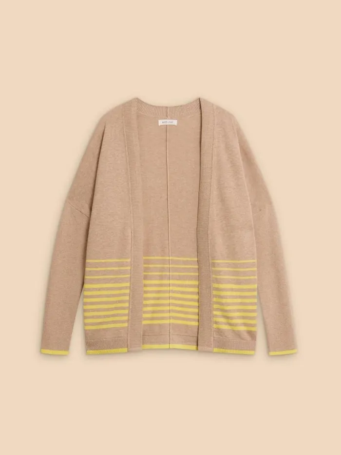Women KNITWEAR White Stuff LILY LONGLINE CARDI Natural Multi Women KNITWEAR White Stuff LILY LONGLINE CARDI Natural Multi