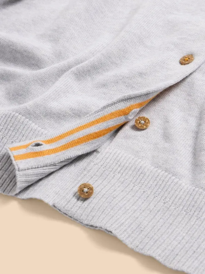 Women KNITWEAR White Stuff LULU CARDI Grey Marl Women KNITWEAR White Stuff LULU CARDI Grey Marl