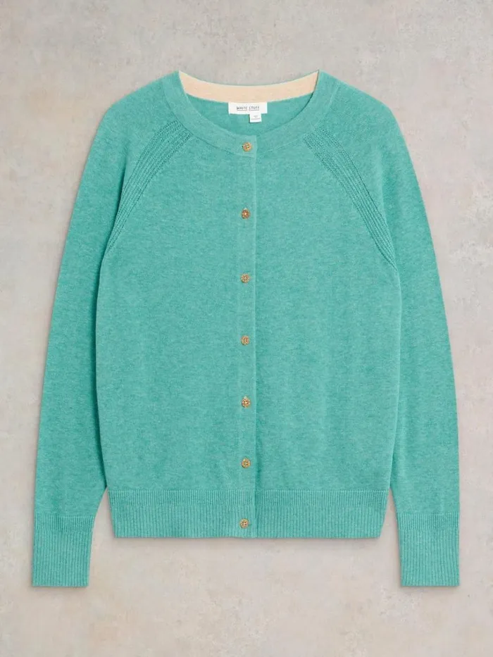 Women KNITWEAR White Stuff LULU KNIT CARDI Mid Teal