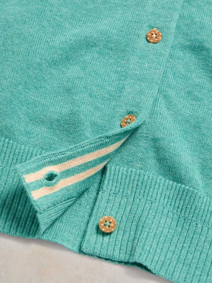 Women KNITWEAR White Stuff LULU KNIT CARDI Mid Teal