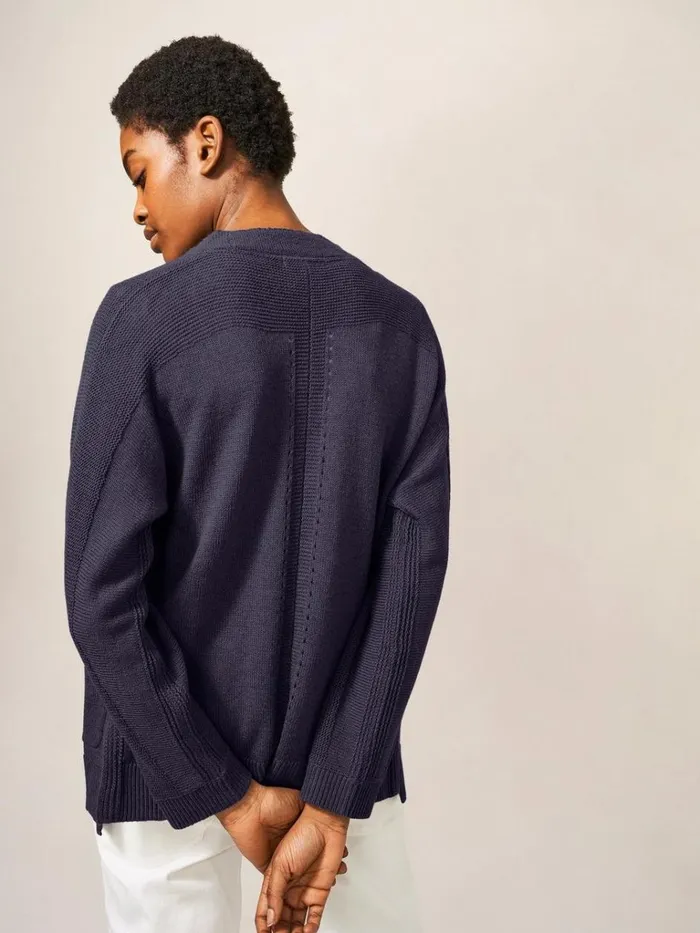 Women KNITWEAR White Stuff Tiana Cardi Dusty Purple Women KNITWEAR White Stuff Tiana Cardi Dusty Purple