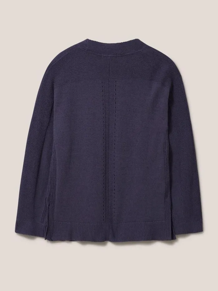 Women KNITWEAR White Stuff Tiana Cardi Dusty Purple Women KNITWEAR White Stuff Tiana Cardi Dusty Purple