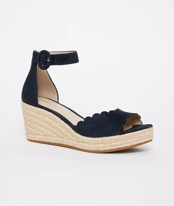 Women Krisa Wedge 8211 Midnight Pelle Moda Wedges Women Krisa Wedge 8211 Midnight Pelle Moda Wedges