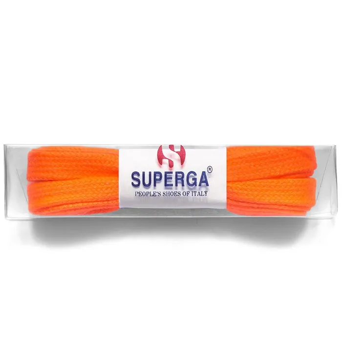 Women LACES Unisex Color Laces Laces TOTAL ORANGE FLUO Superga Shoe Laces