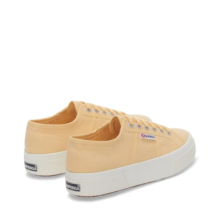 Women Lady Shoes Unisex 2740 PLATFORM Wedge YELLOW LTFAVORIO Superga Platform